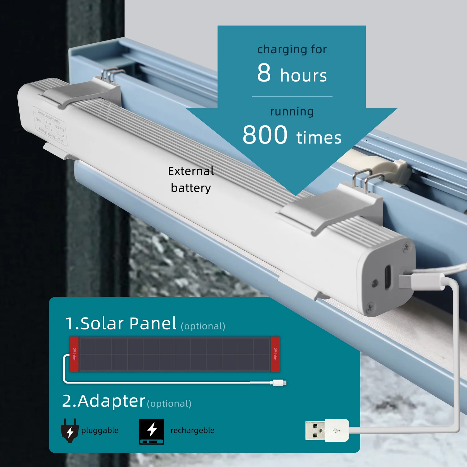 SmartWings Motorized Light Filtering Cellular Shades Hazel - Image 5