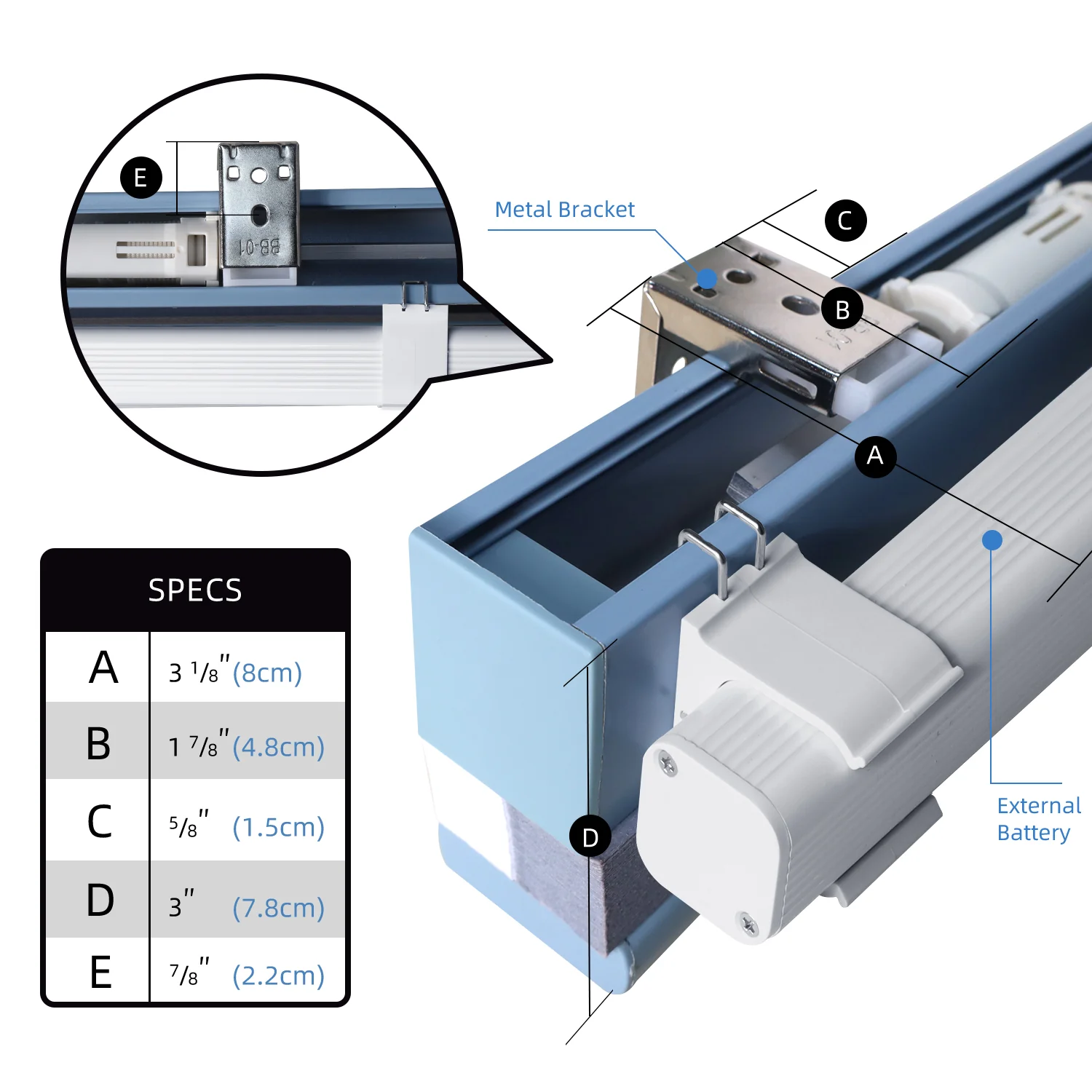 SmartWings Motorized Light Filtering Cellular Shades Hazel - Image 6