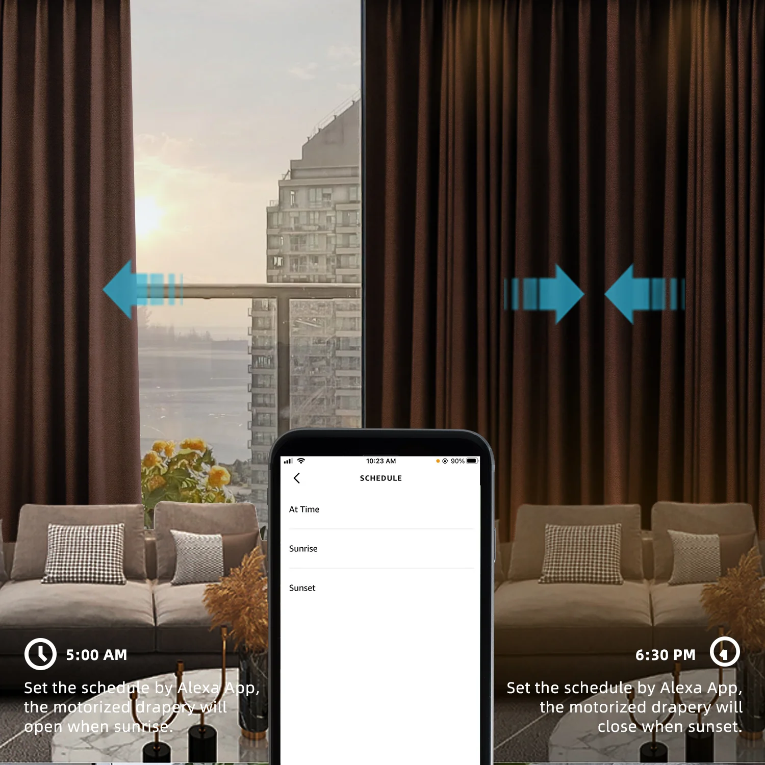 SmartWings Motorized Drapery 90% Blackout - Image 6