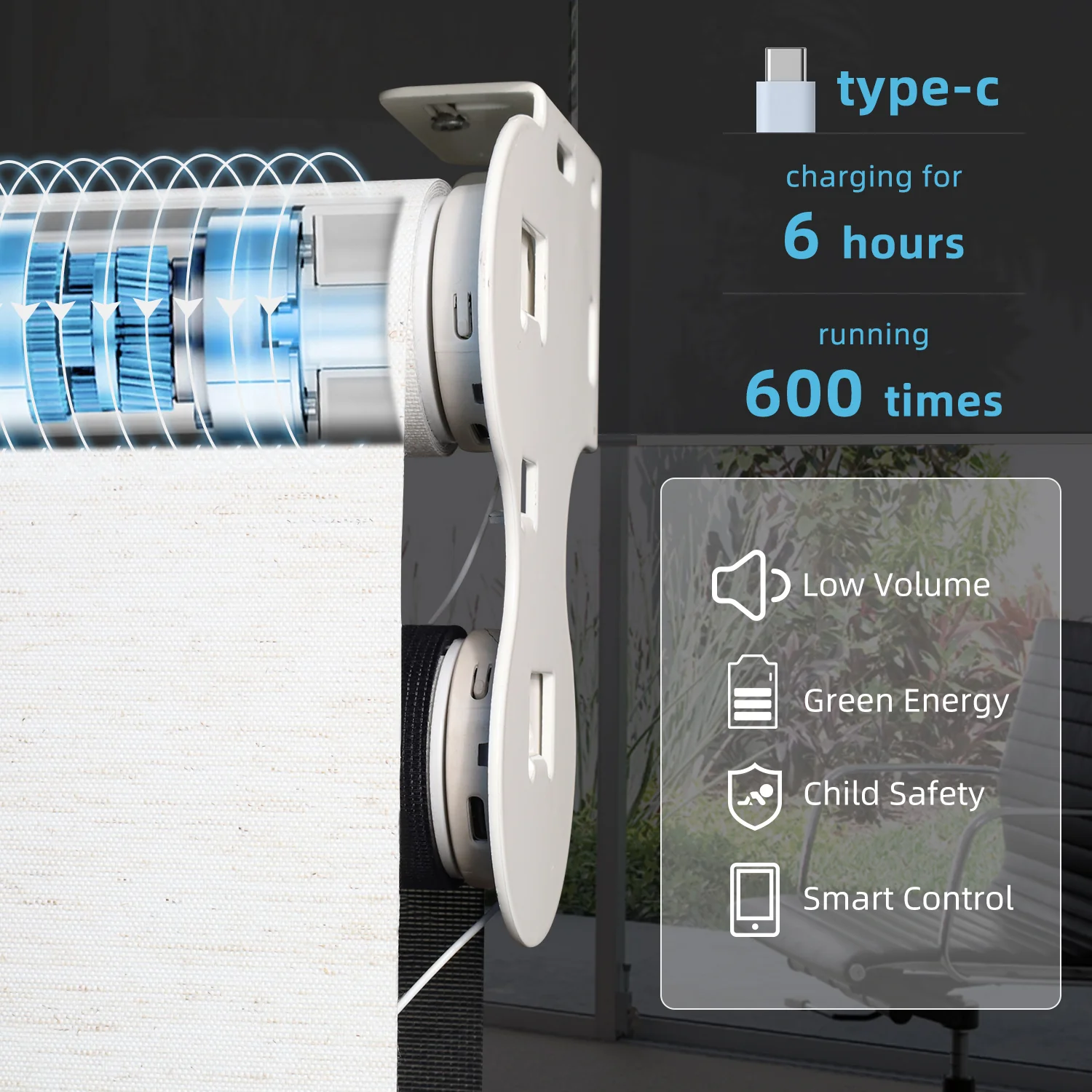 SmartWings Motorized Dual Shades - Image 3