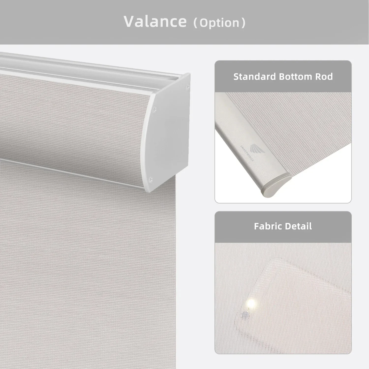 SmartWings Motorized Light Filtering Roller Shades 50% Blackout PVC Free Sunscreen - Image 9