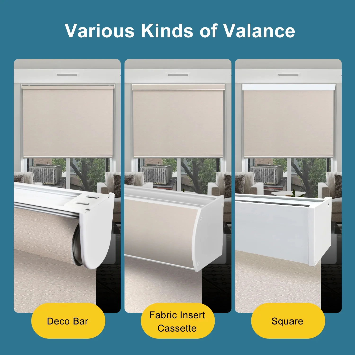 SmartWings Motorized Light Filtering Roller Shades 70% Blackout Essential - Image 4