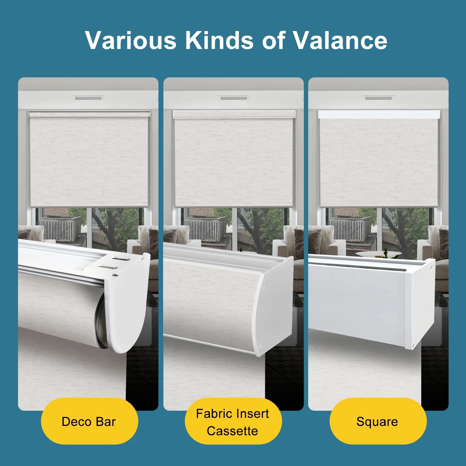 SmartWings Motorized Light Filtering Roller Shades 70% Blackout Linen - Image 4