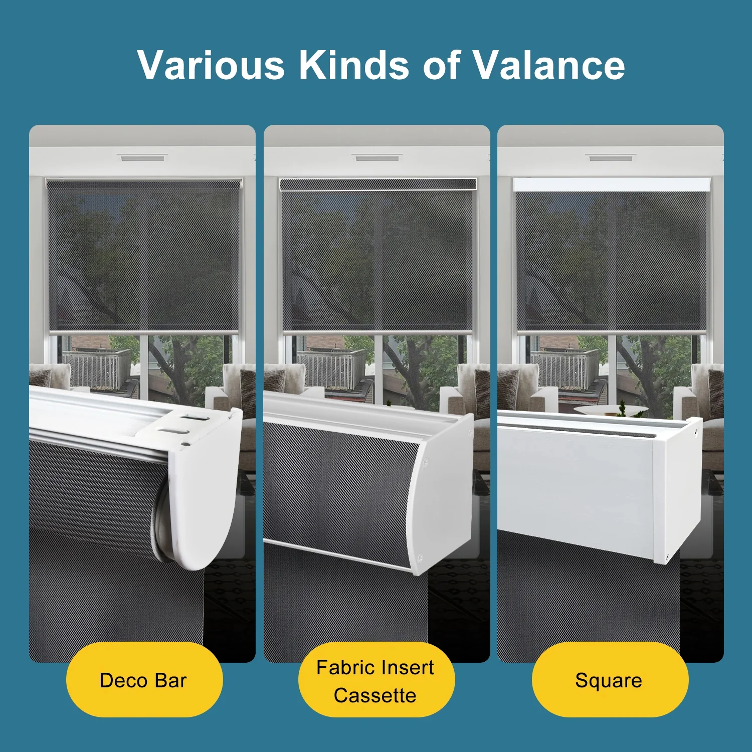 SmartWings Motorized Light Filtering Solar Shades 1%/3%/5% Openness Aventus - Image 4