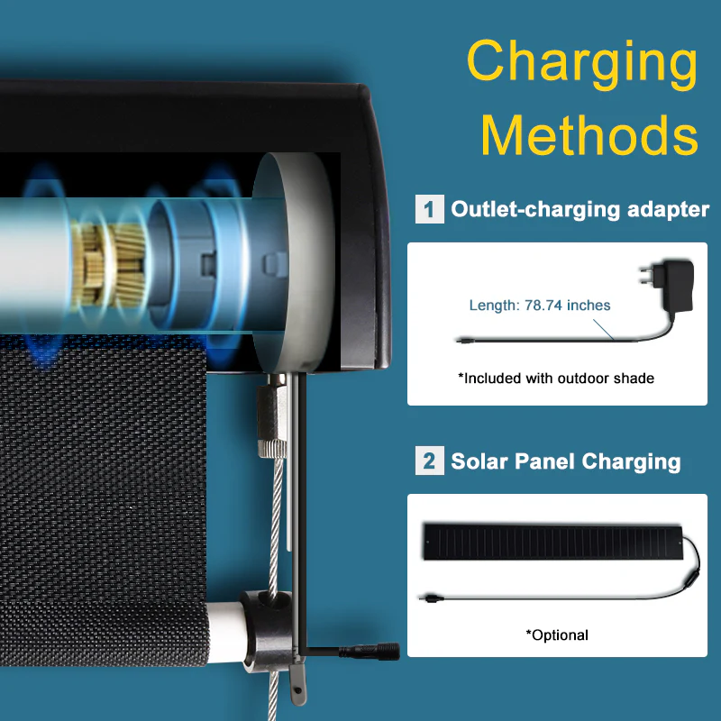 SmartWings Motorized Outdoor Shades 1%/3%/5% Openness - Image 11