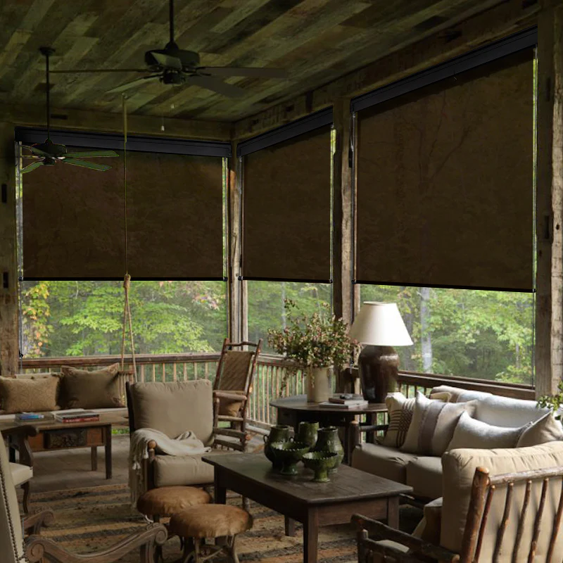 SmartWings Motorized Outdoor Shades 1%/3%/5% Openness - Image 7