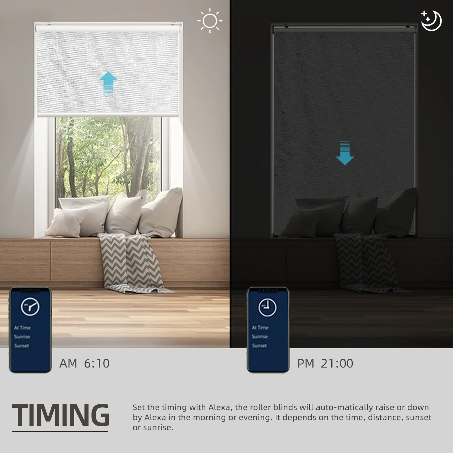 SmartWings Motorized Roller Shades 100% Blackout Essential - Image 10