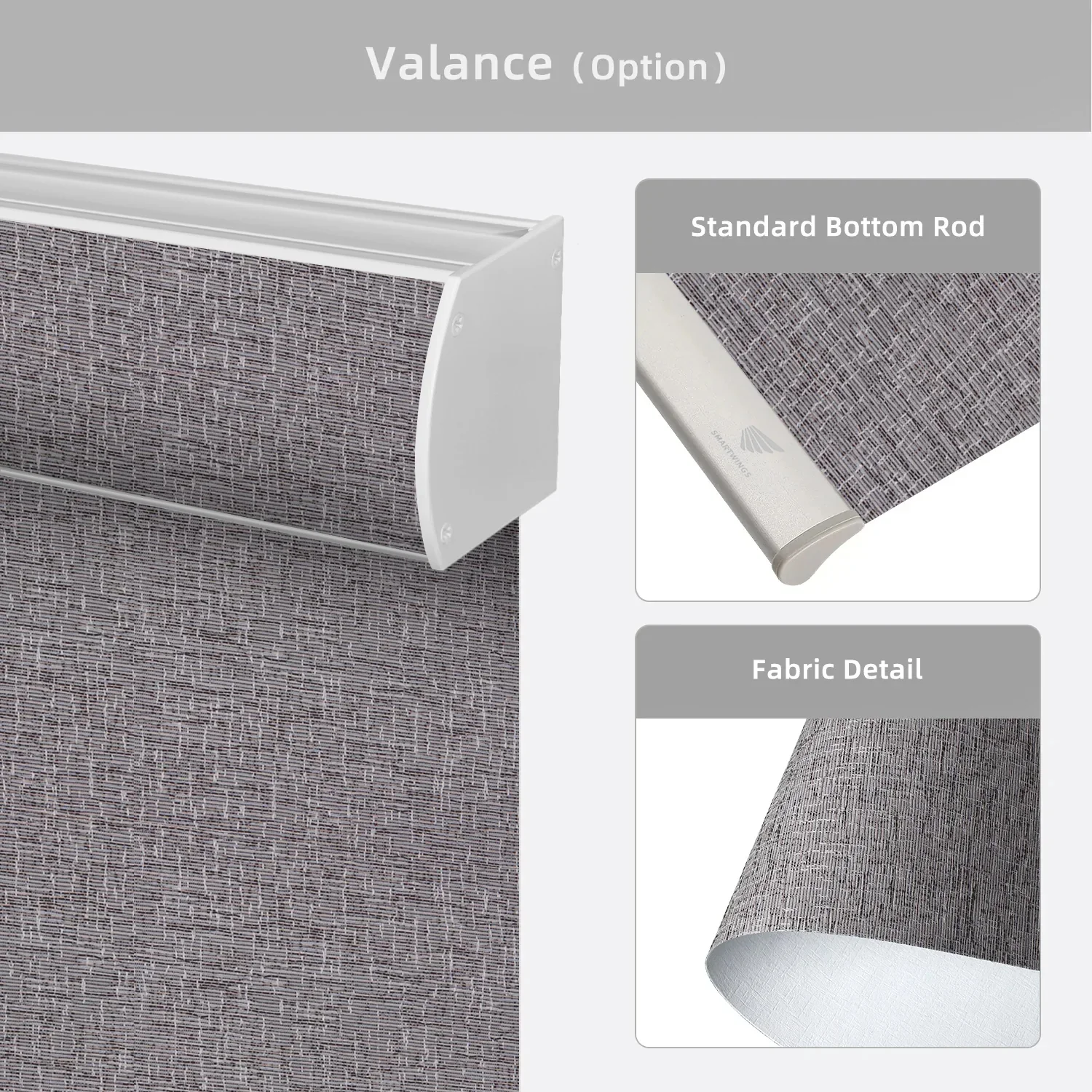 SmartWings Motorized Roller Shades 100% Blackout Safari - Image 9