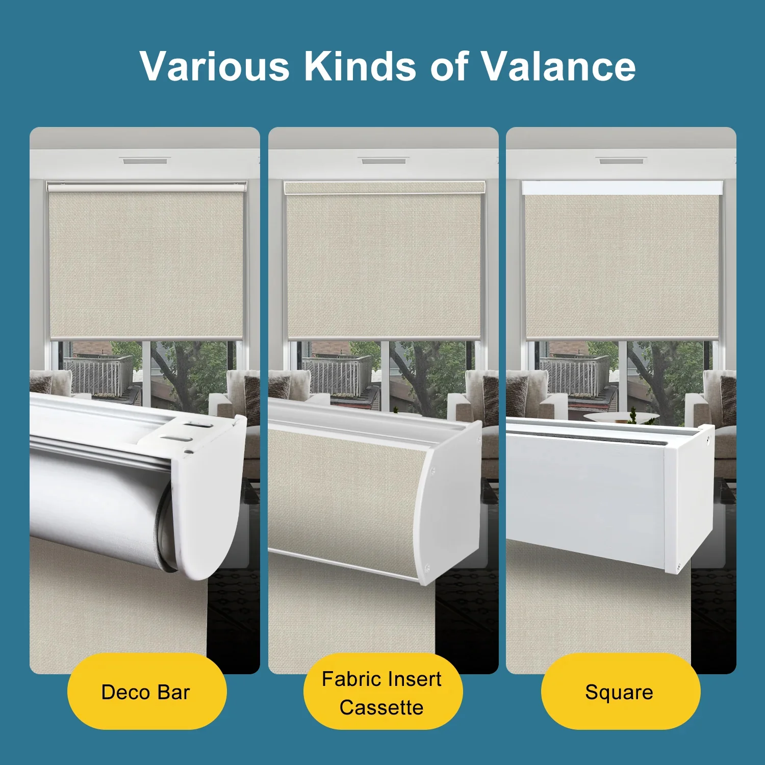 SmartWings Motorized Roller Shades 100% Blackout Vigor - Image 4