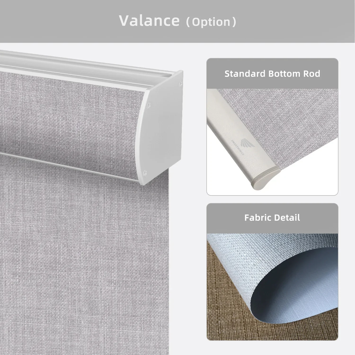 SmartWings Motorized Roller Shades 100% Blackout Vigor - Image 9