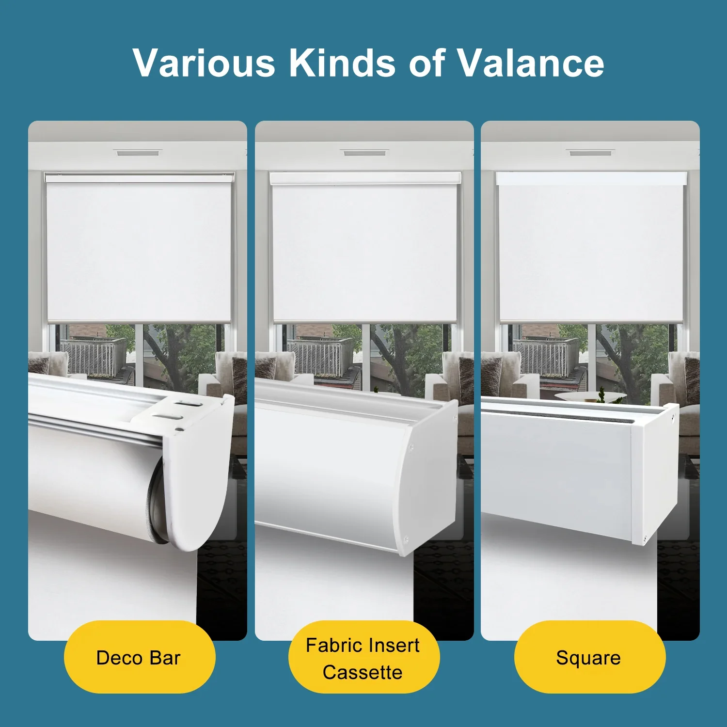 SmartWings Motorized Roller Shades 100% Blackout Vinyl - Image 5