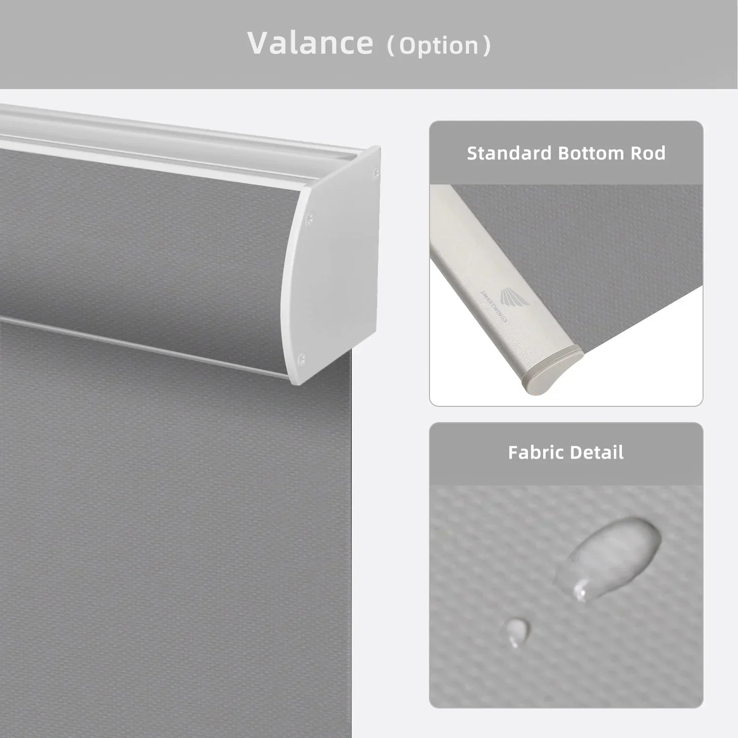 SmartWings Motorized Roller Shades 100% Blackout Vinyl - Image 9