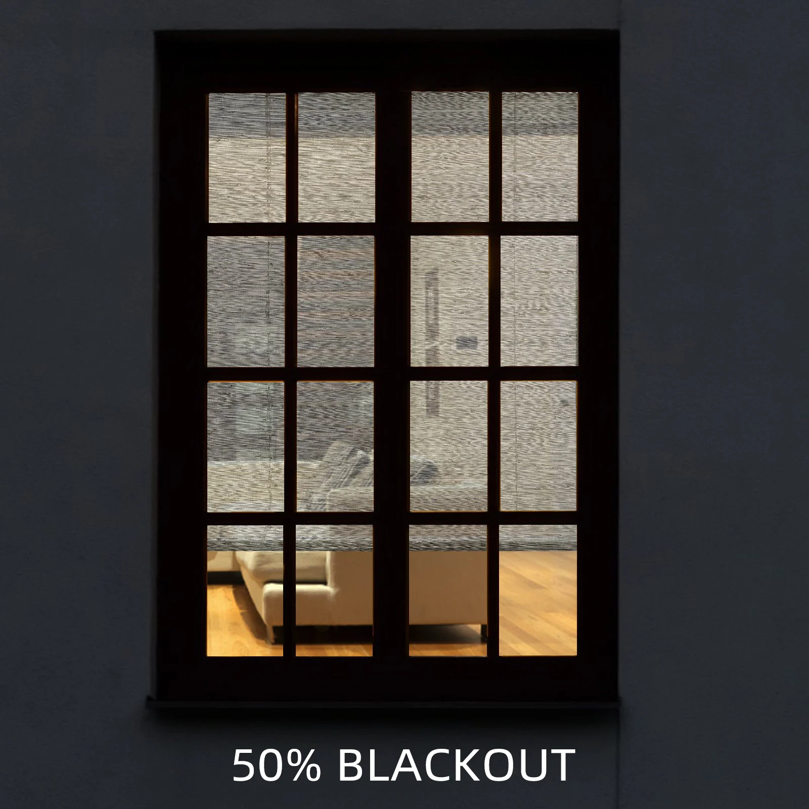 SmartWings Motorized Woven Wood Shades 50%/70%/100% Blackout - Image 8