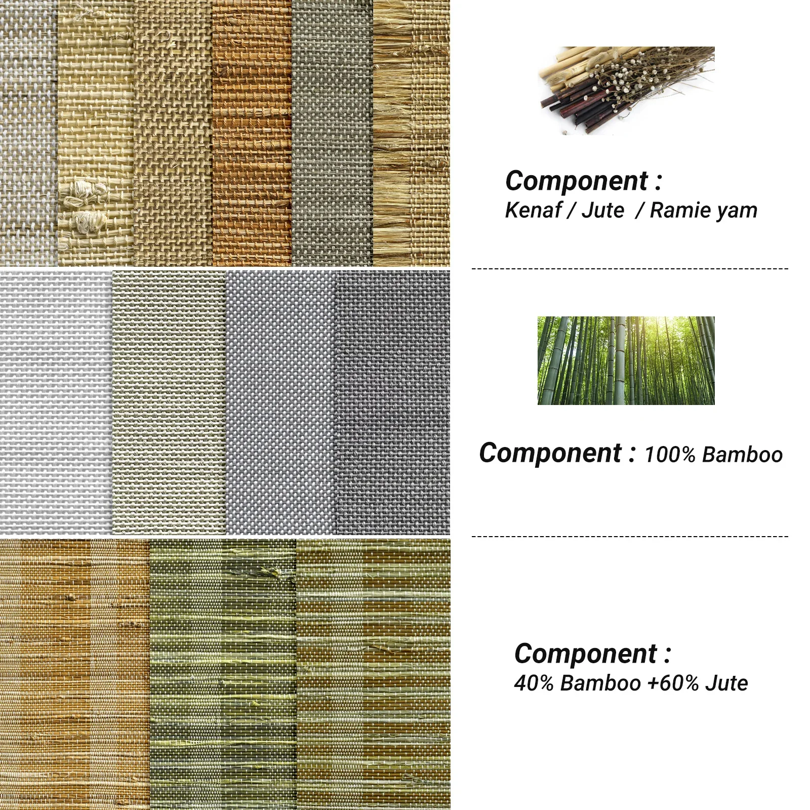 SmartWings Motorized Woven Wood Shades 50%/70%/100% Blackout Orithyia - Image 11