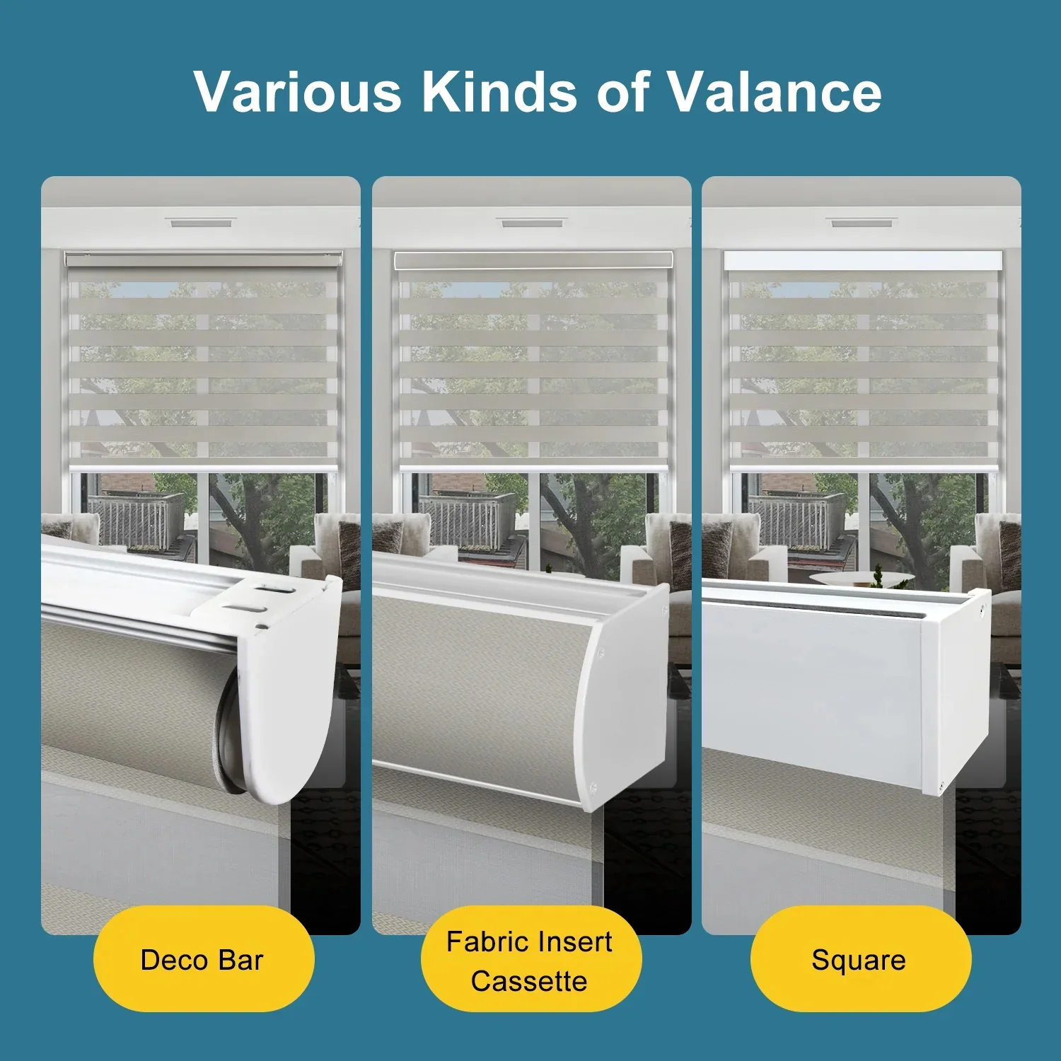 SmartWings Motorized Zebra Shades 90% Blackout 95mm Astrid - Image 4