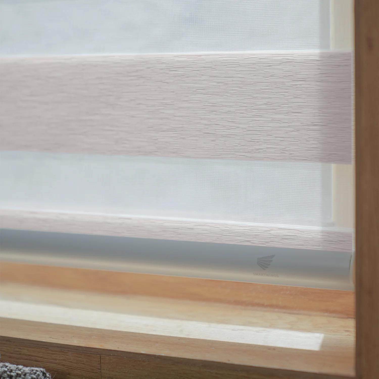 SmartWings Motorized Zebra Shades 60% Blackout Translucent 75mm Eloise - Image 7