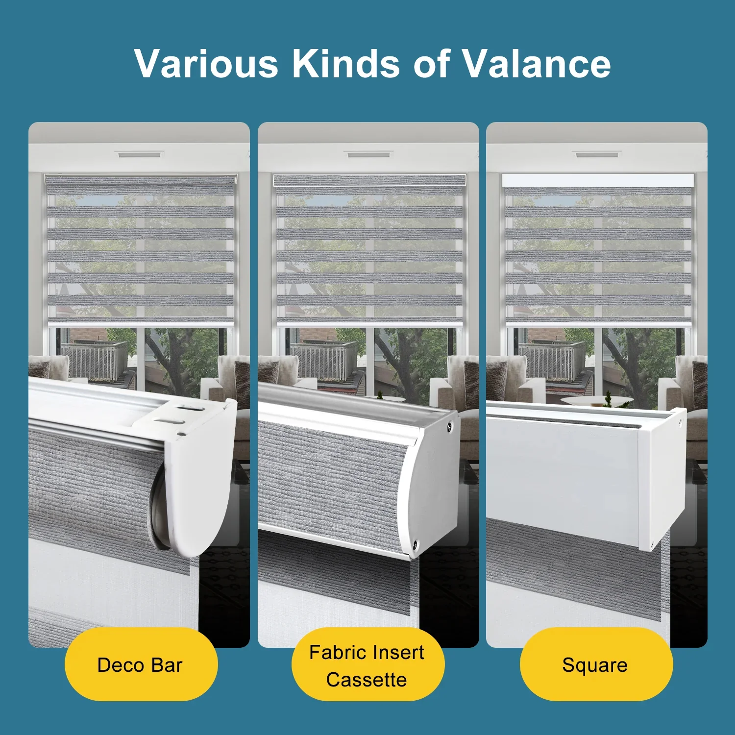 SmartWings Motorized Zebra Shades Translucent 95mm - Image 4
