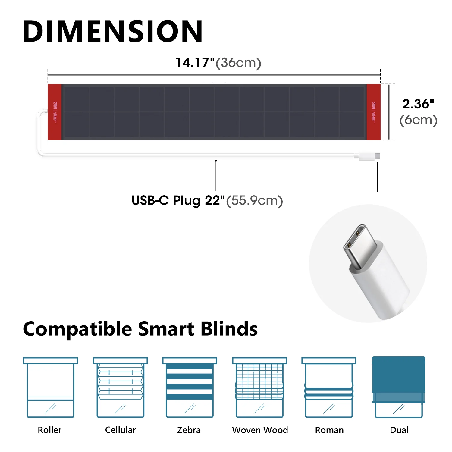 Solar Panel for Indoor Shades - Image 3